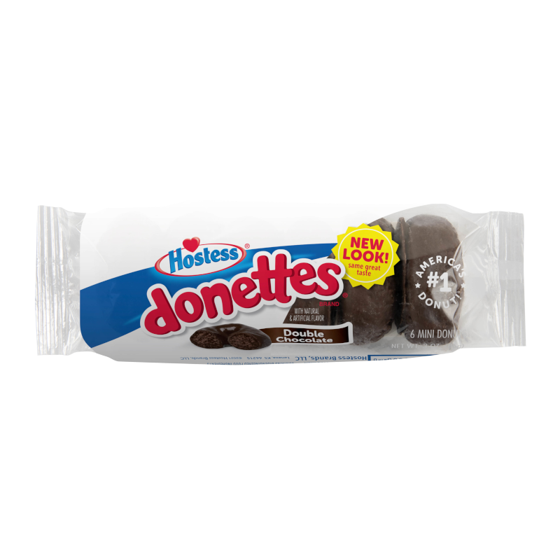 Hostess Double Chocolate Flavoured Donettes Single Serve
