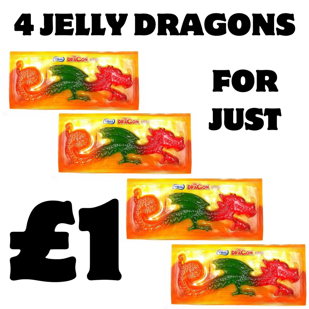4 jelly dragons