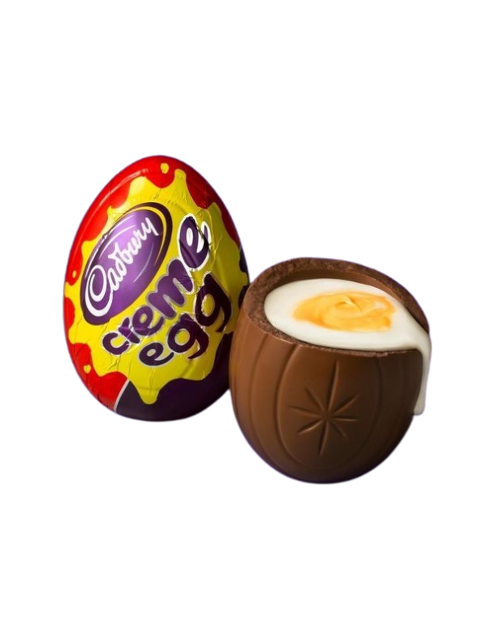 Two Freeze Dried Creme Eggs