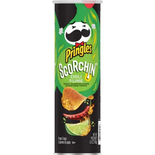 Pringles Scorching' Chili and Lime (158g) – Candy Works UK