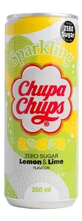 Chupa Chups Sparkling ZERO Sugar Lemon & Lime Soda