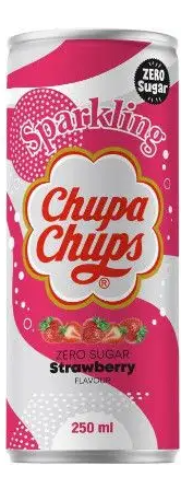 Chupa Chups Sparkling ZERO Sugar Strawberry Soda