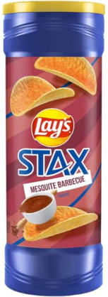 Frito Lay's Stax Mesquite Barbecue 155g