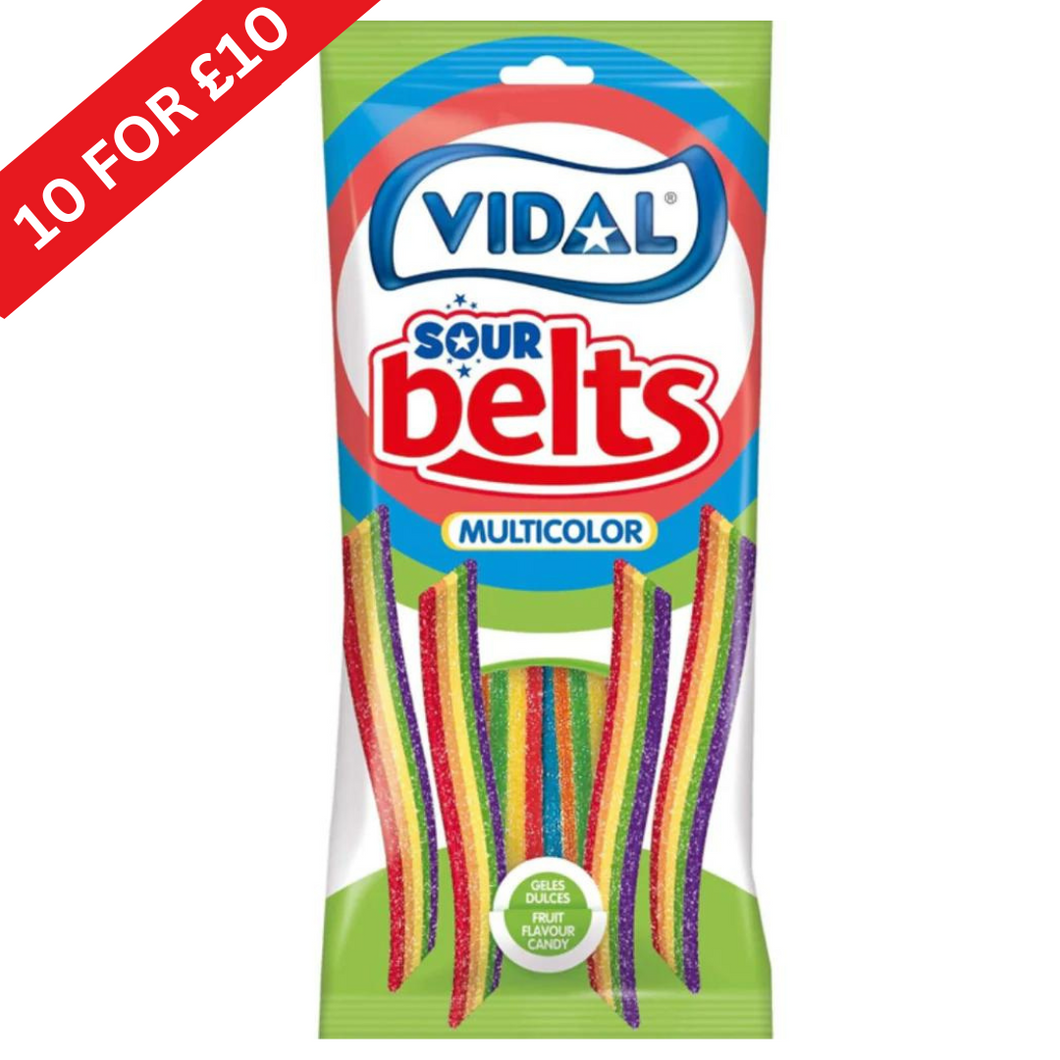 Vidal Sour Rainbow Belts (90g)