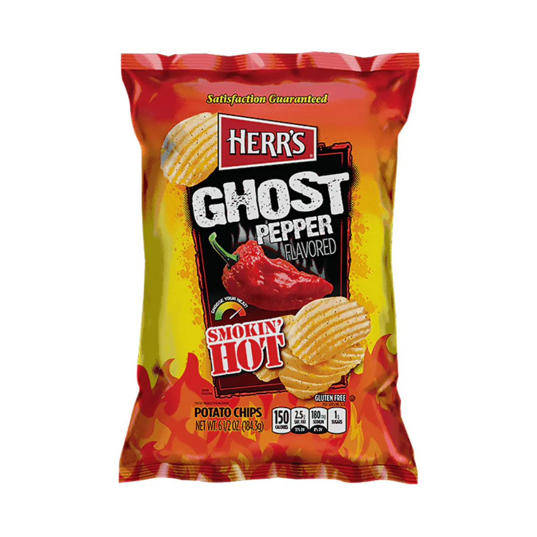 BBD - 16/10/22 - Herr's Smokin' Hot Ghost Pepper Chips (6oz)