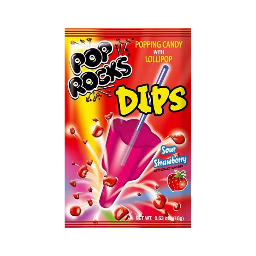 Pop Rocks Dips! Sour Strawberry