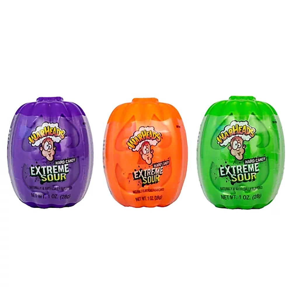 Warheads Halloween Extreme Sour Hard Candy Pumpkins (28g)