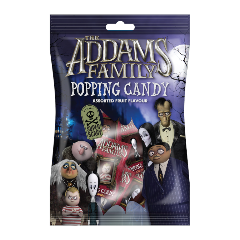 The Addams Family Popping Candy - 33g